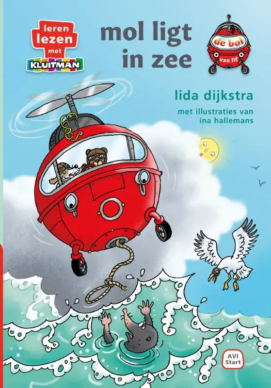 Mol ligt in zee