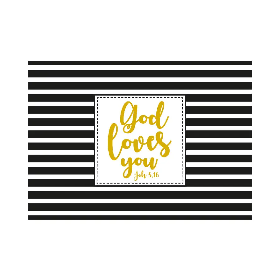 Postcard God loves you