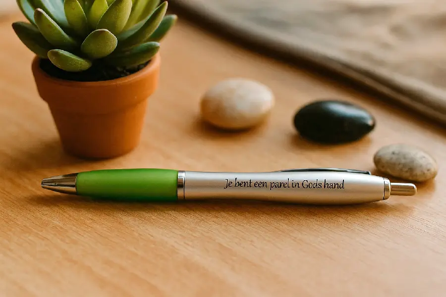 Belpen groen je bent een parel