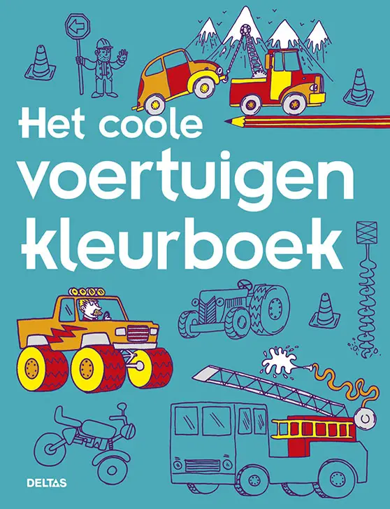 Coole voertuigen kleurboek